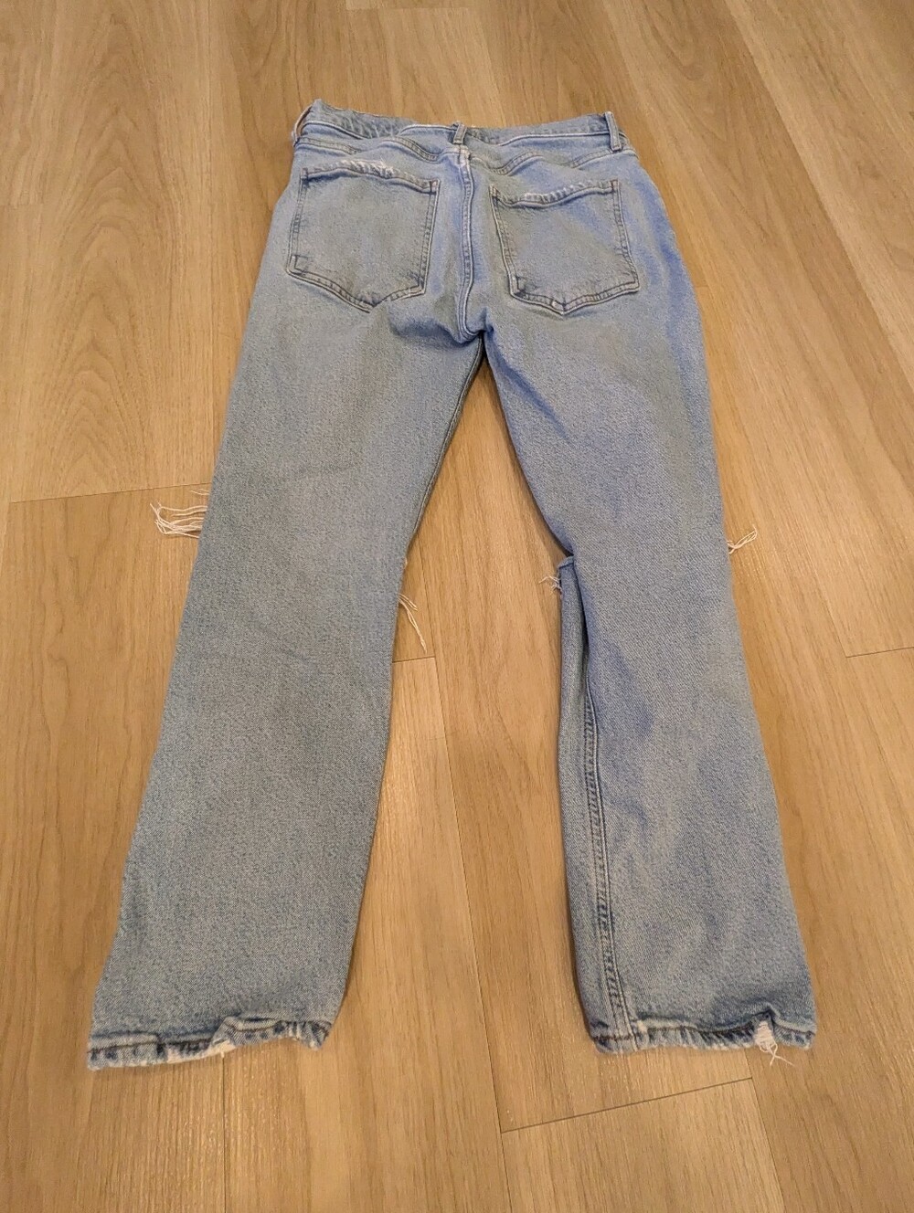 Agolde Ripped Knee Riley Jean Size 29 - Picture 9 of 10